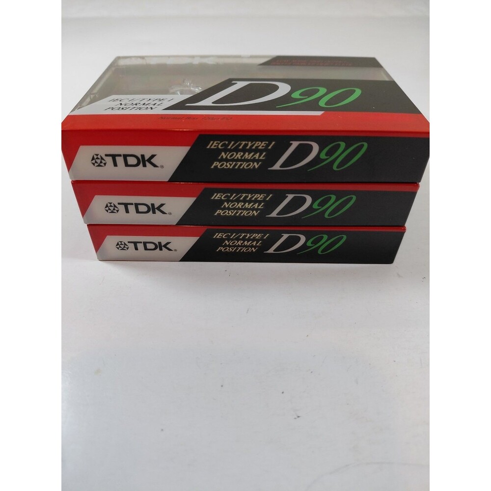 TDK D C-90 Type I Normal Blank Cassette Tape 3pk